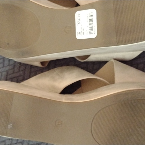 Metallic wedge shoes - Picture 4 of 4